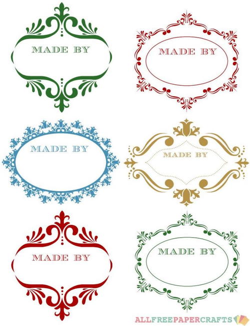 Made by Printable Christmas Labels Made by Printable Christmas Labels