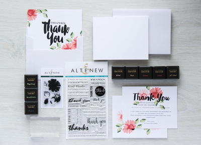 Altenew Thank You Card Stamping Set