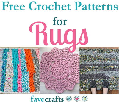 18 Free Crochet Patterns for Rugs