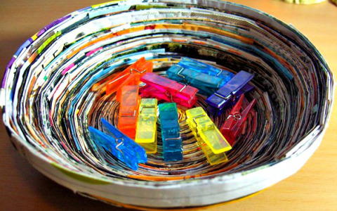 Magazine Paper Bowl Magazine Paper Bowl
