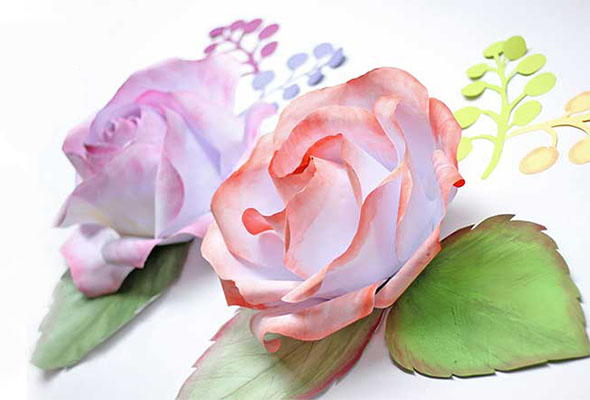 DIY Large Rose from Printer Paper