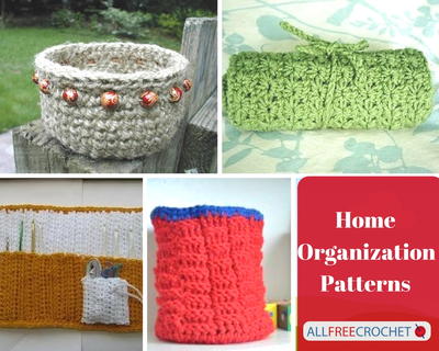 How to Clean Using Homemade Crochet Designs: 17 Home Organization Patterns