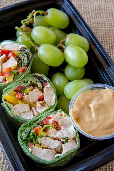 Thai Peanut Chicken Wraps Thai Peanut Chicken Wraps