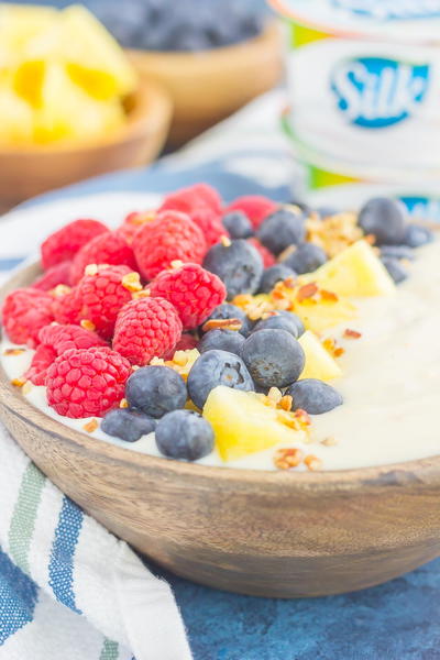 Fruity Peach Yogurt Bowl Fruity Peach Yogurt Bowl