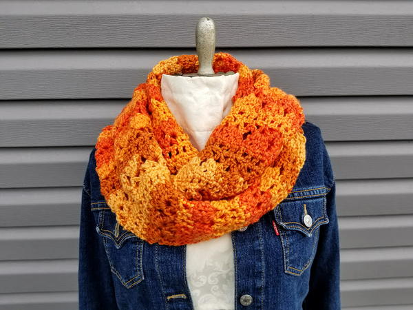 Autumn Sunrise Infinity Scarf Autumn Sunrise Infinity Scarf