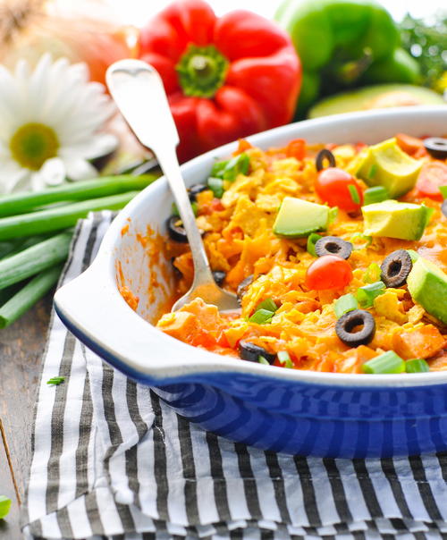 Dump-and-Bake Mexican Lasagna Dump-and-Bake Mexican Lasagna