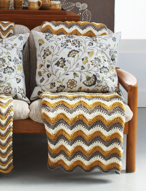 Touch of Honey Ripple Crochet Pattern