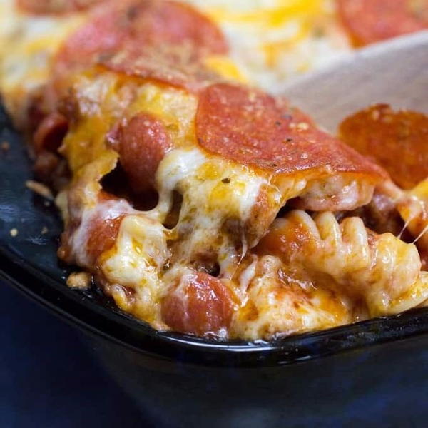 Pepperoni Rotini Bake