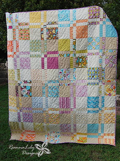 Disappearing 4-Patch Quilt with Layer Cakes Tutorial