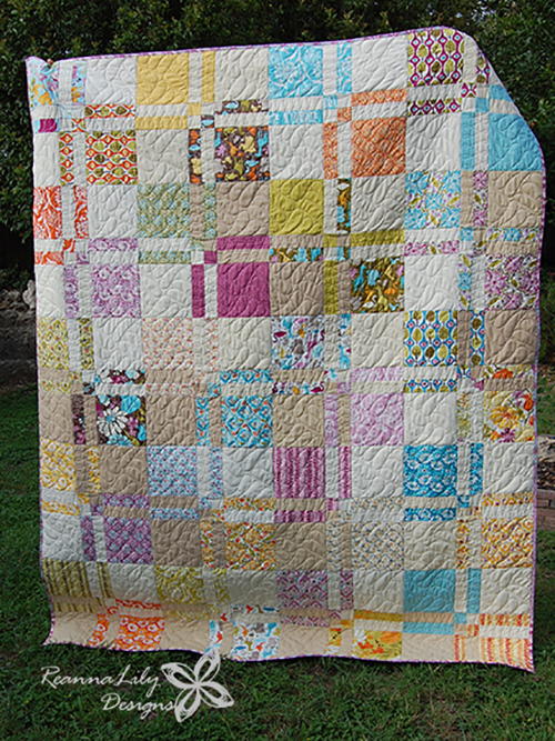 Disappearing 4Patch Quilt with Layer Cakes Tutorial