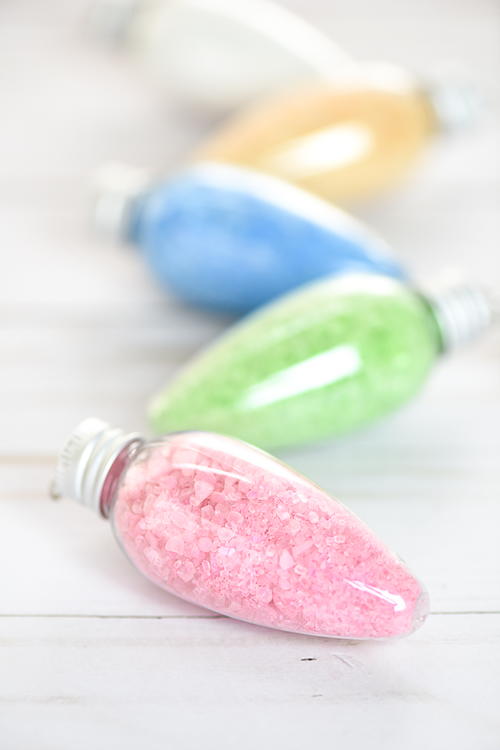 Colorful Bath Salts Ornaments