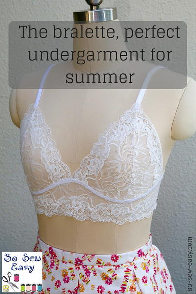 Sewing the Bralette Video Tutorial and Pattern