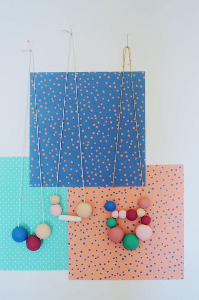 Easy Colorful Clay Necklace Easy Colorful Clay Necklace