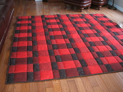 Plaid for Dad Comfort Quilt Pattern