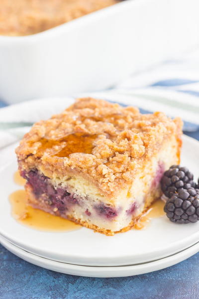 Blackberry Streusel Pancake Casserole Blackberry Streusel Pancake Casserole