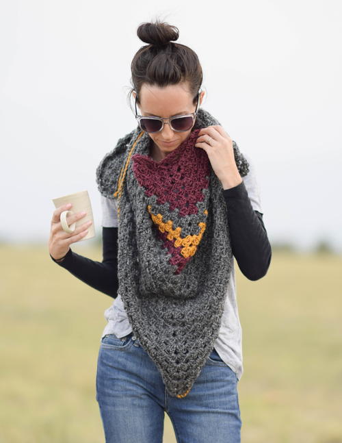 Smoky Mountains Triangle Wrap Smoky Mountains Triangle Wrap