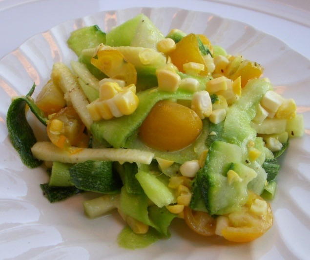 Yellow Polka Dot Zucchini Salad Yellow Polka Dot Zucchini Salad