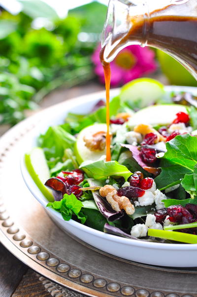 Autumns Best Tossed Salad with Apple Butter Vinaigrette Autumn's Best Tossed Salad with Apple Butter Vinaigrette