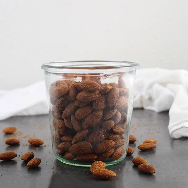 Garlicky Air Fryer Roasted Almonds Garlicky Air Fryer Roasted Almonds