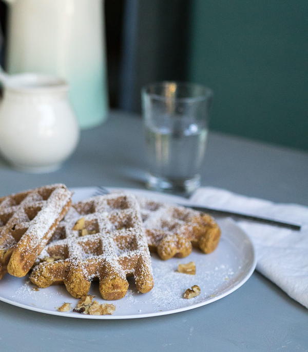 Vegan Pumpkin Pie Waffles Vegan Pumpkin Pie Waffles