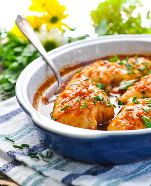 5-Minute Honey French Baked Chicken Breasts 5-Minute Honey French Baked Chicken Breasts
