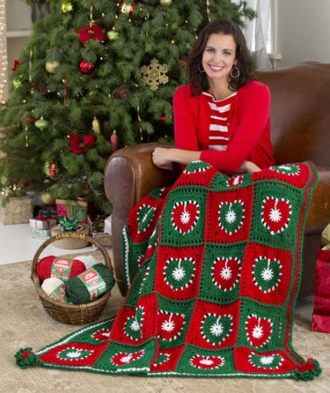 Holiday Hearts Crochet Afghan Holiday Hearts Crochet Afghan