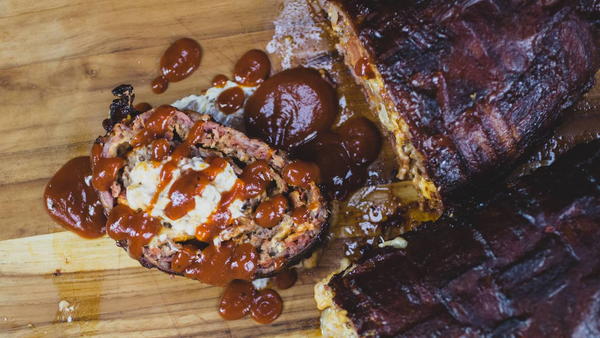 Jalapeo Popper BBQ Bacon Cheeseburger Meat Log Jalapeño Popper BBQ Bacon Cheeseburger Meat Log