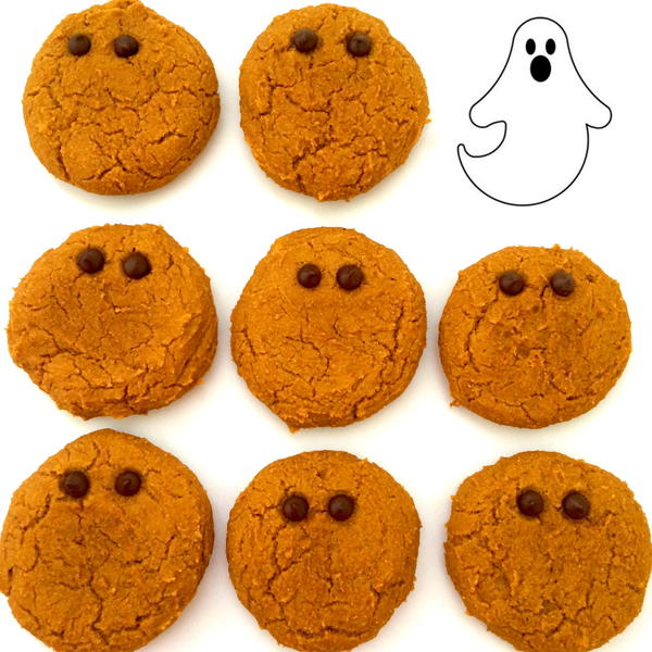 Healthy Halloween Ghost Cookies Healthy Halloween Ghost Cookies