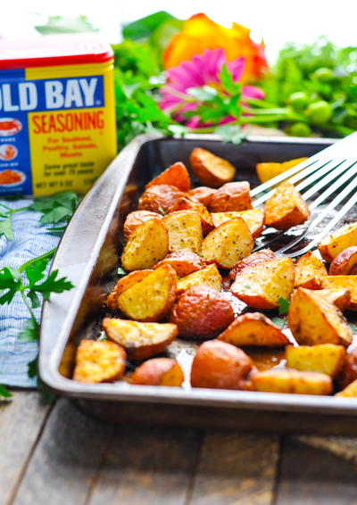 3-Ingredient Crispy Seasoned Red Potatoes 3-Ingredient Crispy Seasoned Red Potatoes