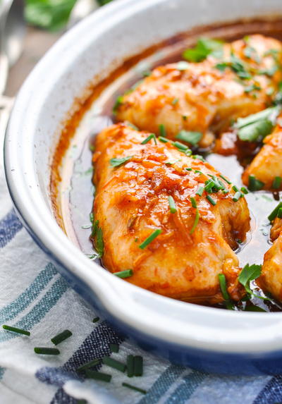 5-Minute Honey French Baked Chicken Breasts