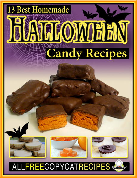"13 Best Homemade Halloween Candy Recipes" eCookbook