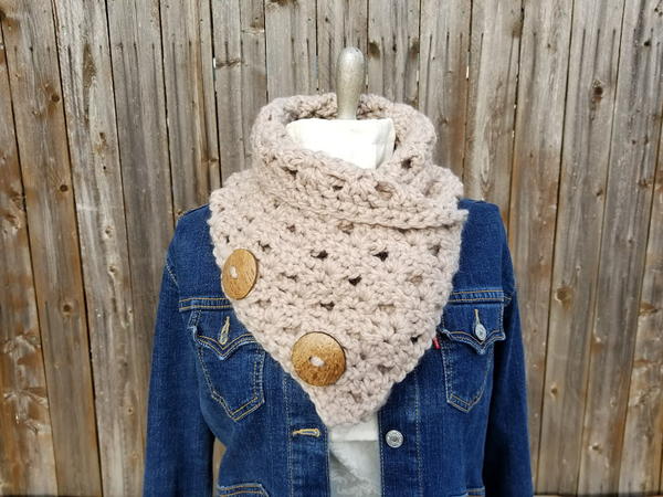 Linen Chunky Cowl Linen Chunky Cowl