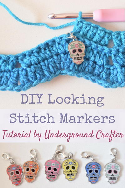 DIY Locking Stitch Markers for Crochet and Knitting DIY Locking Stitch Markers for Crochet and Knitting