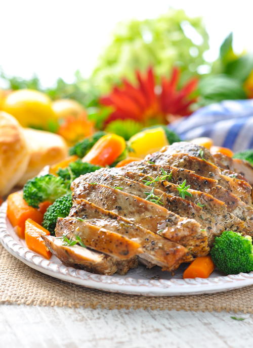 Garlic and Herb Slow Cooker Pork and Vegetables Garlic and Herb Slow Cooker Pork and Vegetables