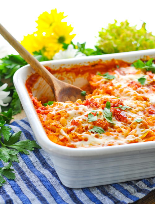 Dump-and-Bake Stuffed Cabbage Rolls Casserole