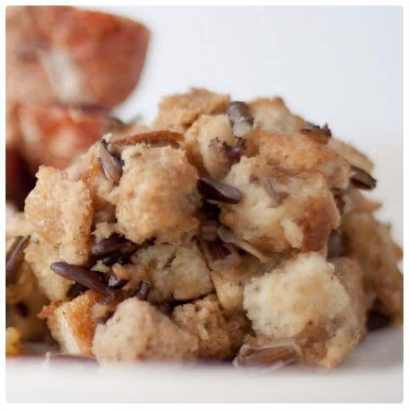 Delicious Wild Rice Mushroom Stuffing Wild Rice Mushroom Stuffing