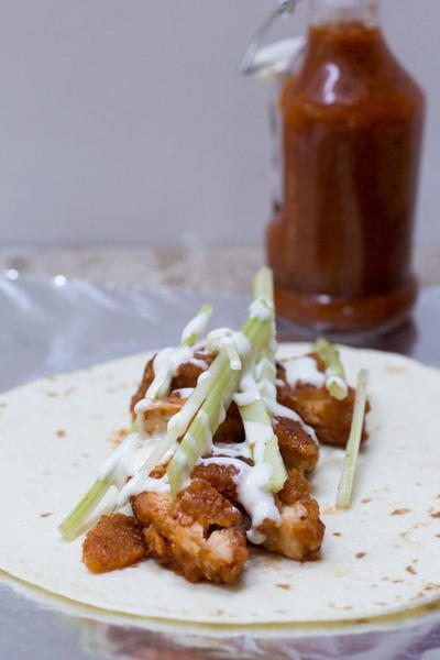 Crispy Buffalo Chicken Wrap Crispy Buffalo Chicken Wrap