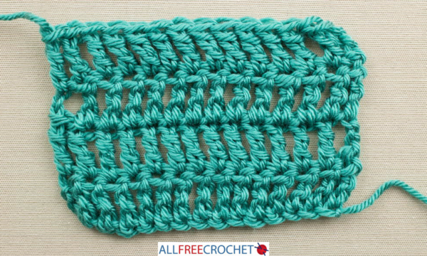 How to Count Crochet Rows - Triple Crochet