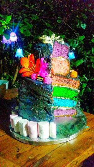 Rainbow cake Rainbow cake