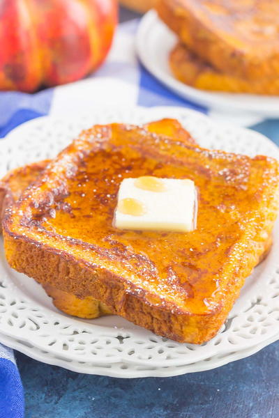 Perfect Pumpkin Spice French Toast
