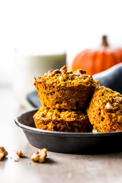 Baked Pumpkin Oatmeal Cups Baked Pumpkin Oatmeal Cups