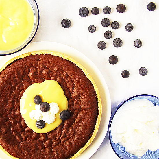 Brownie Pie with Pecans Brownie Pie with Pecans