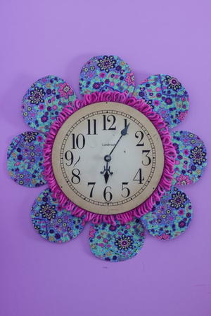 Pretty Petals DIY Wall Clock