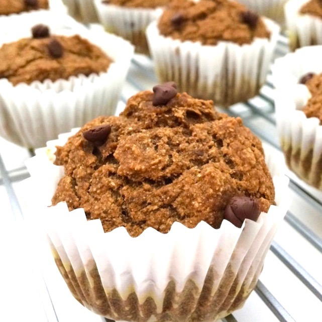 Healthy Pumpkin Chocolate Chip Muffins Healthy Pumpkin Chocolate Chip Muffins