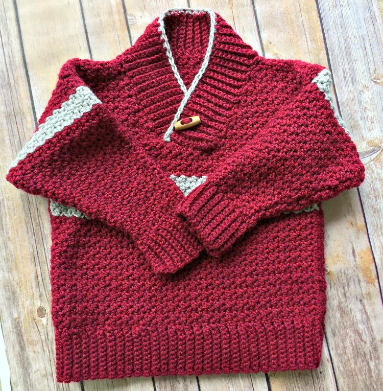 Boy's ShawlCollared Sweater
