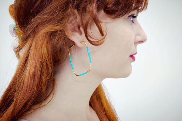 Quick DIY Square Earrings Quick DIY Square Earrings
