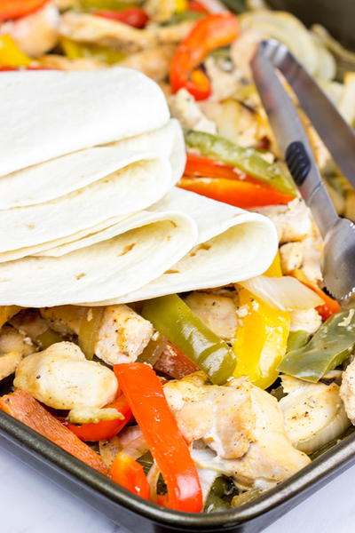 Sheet Pan Chicken Fajitas Sheet Pan Chicken Fajitas