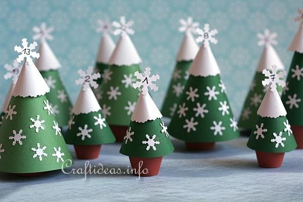 Clay Pot Advent Calendar Clay Pot Advent Calendar