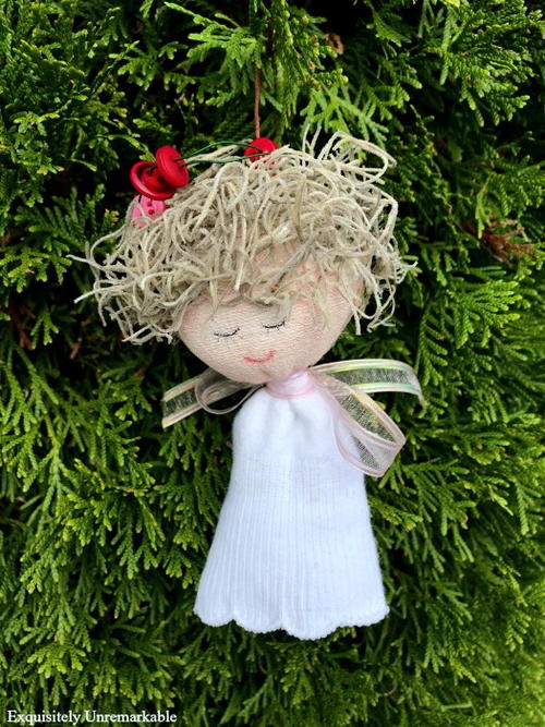 Sweet Sock Angel Ornament Sweet Sock Angel Ornament
