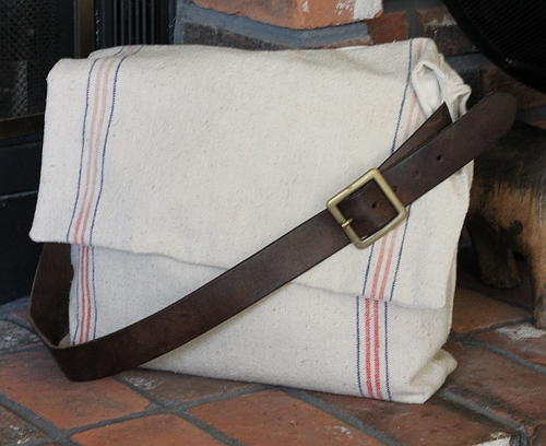 nut sack messenger bag